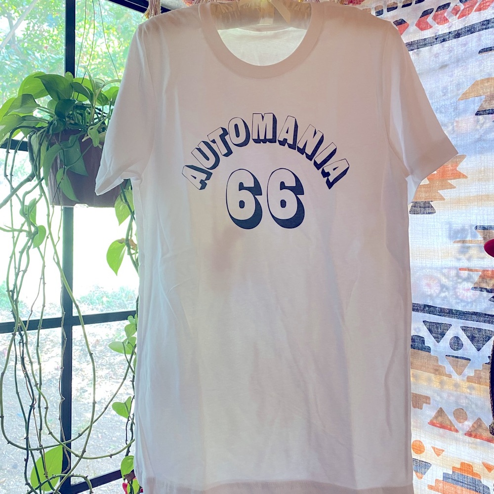 Automania 66 tee inspired by Françoise Hardy NWOT